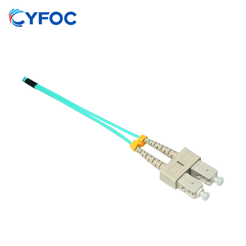 OM3 SC-FC UPC Duplex LSZH 2.0mm Fiber Optic Patch Cord, 3m
